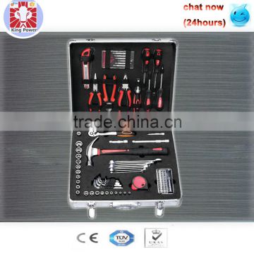 90PCS 1/4''&1/2''&3/8''hand tool set car reparing combo kit(KSAL-90)HIGH QUALITY