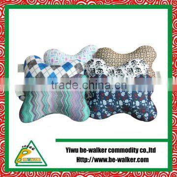 Bone Shape Soft Car Neck Pillow,Beads Filled Polyester Cushion