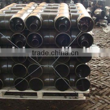 carbon steel butt weld diameter &seamless equal and reducing pipe tee&carbon steel pipe fittings