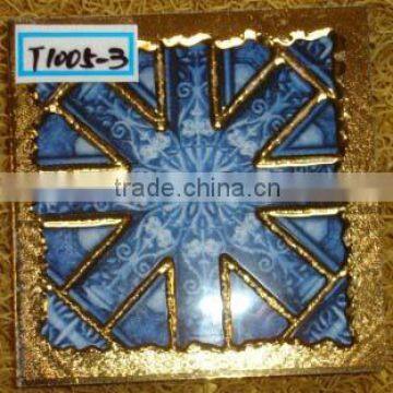 T1005-3 SIZE 100*100MM HOT SALE &NEW decorative corner CRYSTAL WALL CERAMIC TACO tile