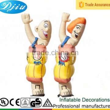 DJ-GG-104 Double people sideways advertising inflatable decorations outdoor