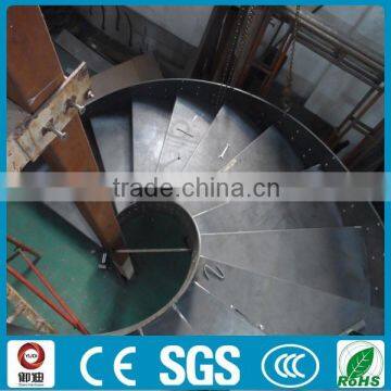 Spiral Design Close Riser Steel Staircase photo-2