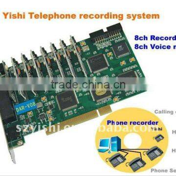 V07 Telephone 8 Lines Voice Recorder 7 Lines Answering Machines
