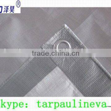 75gsm sliver and white color tarpaulin&all kinds of tarpaulin&dining canopies