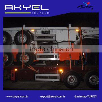 Flatbed Container Transport Semi Trailer for Sale photo-6