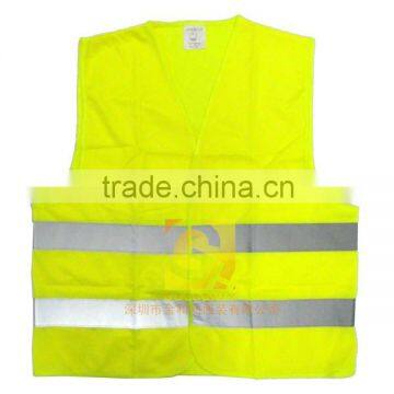 safety vest with reflective tape/sleeveless work wear