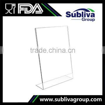 Wholesale Transparent Acrylic Menu Card Holder                        
                                                Quality Choice