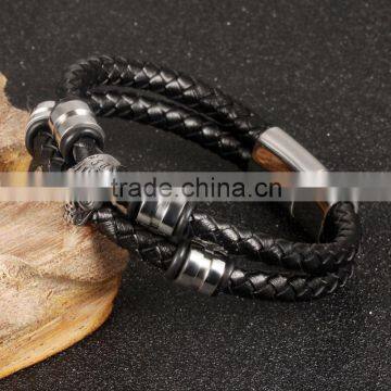 Fashion Bracelets 2016 Men Bracelet Making Supplies Leather Bracelet photo-3