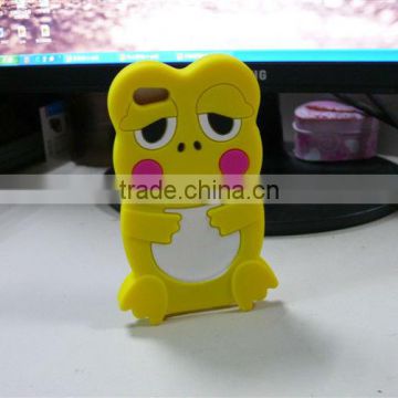 3D Cartoon Animal Frog Silicone Case for iPhone 4