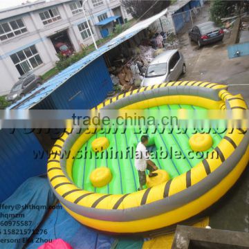 inflatable wipe out mat inflatable sport mat