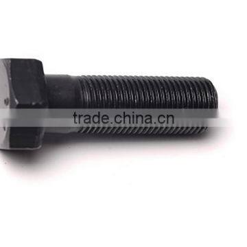 Carbon steel half thread thin hex head bolt/stub