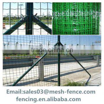 Anti-rust Protection Residential euro fence/silt fence fabric/euro fence