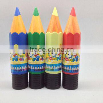 colored pencils/color 12/plastic tube/Senior colored pencil/kids gifts