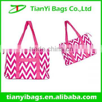 chevron print totes bag