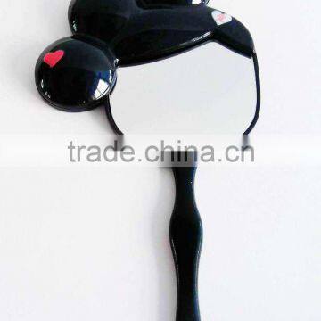 one side handle cosmetic mirror