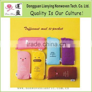 Gray Felt Bag for IPad Mini With Elastic Belt photo-6