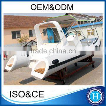 PVC/hypalon rib 470 fiberglass hull rib boat