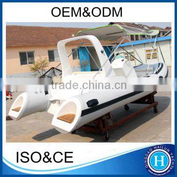Rib Boat 470 Fiberglass Hull Rib Boat Set With Completed Boat Accessories