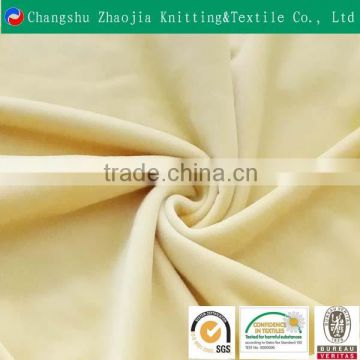 Changshu supplier plain dyed 100% poly steam velour fabric