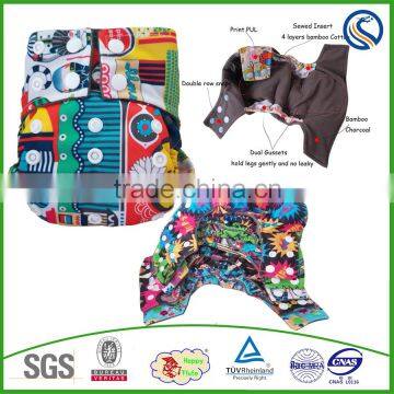 2016 happy flute wholesale cloth diaper baby cloth diaper one size fits all adjust nappy factory