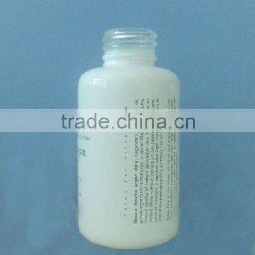 50ml white boston round empty lotion bottles, 50ml frost spray glass bottle