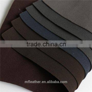 FAUX SUEDE leather effect of the surface close to the leather the Genuine leather