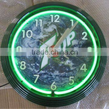 17" Tower Shape Neon wall Clock