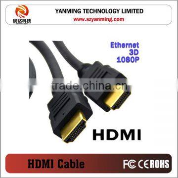 19pin 24K Gold Plate 1080p 3D 1.4V HDMI Cable