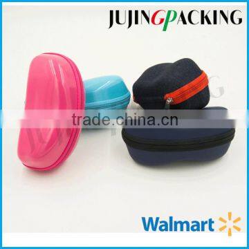 Personalized funky hard pu leather glasses case
