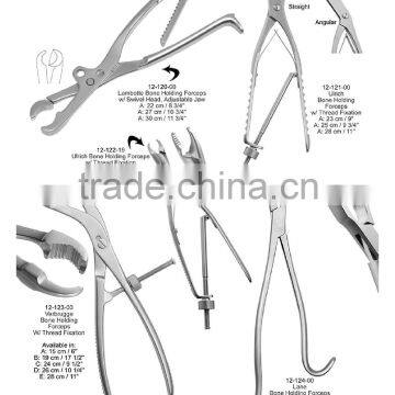 Lambotte bone holding forceps with swivel head , orthopaedic instruments, surgical instruments