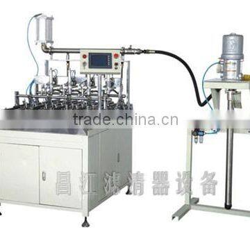 Filter End Cap PVC Gluing Pleater Machine Multifunction