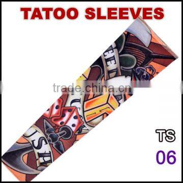 92% nylon and 8% spandex customized logo tattoo sleeves TS 06