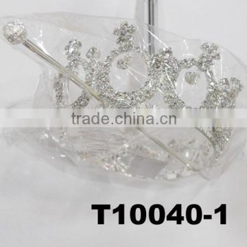 bulk princess rhinestone tiaras princess tiara crown and wand