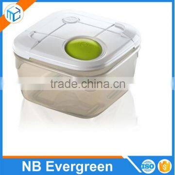 Quadrilateral button box sealed square last microwave transparent high-capacity receive food boxes of many specifications