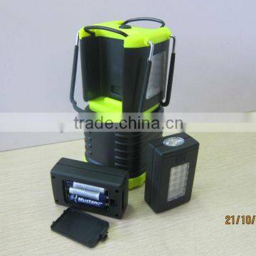 LED camping light, LED camping lantern detachable torch