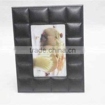 Most popular exquisite and high quality square leather fanny photo frame