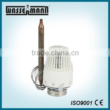 Temperature thermostat head