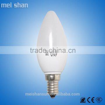 best price 3W PC body led lamp LED candle bulb
