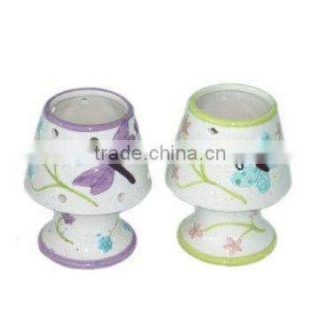 ceramic tealight candle holder for spring decoration