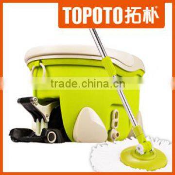 High Quality Spin Mop Bucket With Soap Bottle Walkable Mop