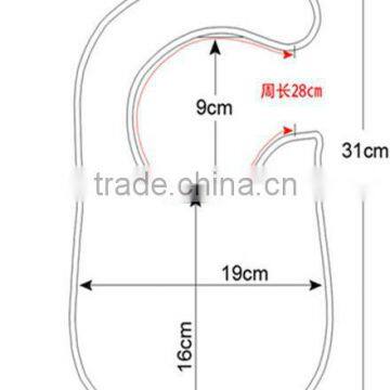 Waterproof 3D Printed & Embroidery Applique Baby Bib Cotton Jersey Soft Bib Made in China photo-4