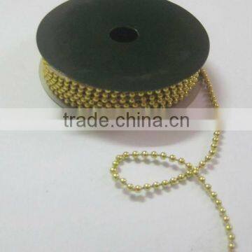 HOT SALE Metallic Gold Acrylic Plastic Beads String for Gift Wrapping Decorations