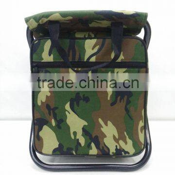 2016 Outdoor Portable Folding cooler bag with fishing seat