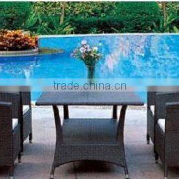 Outdoor furniture chair and table synthetic rattan furniture