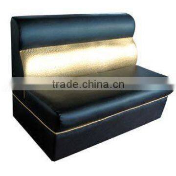 Leather restaurant booth sofa HDBS050