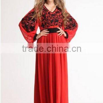 new long sleeve fashion ladies dress