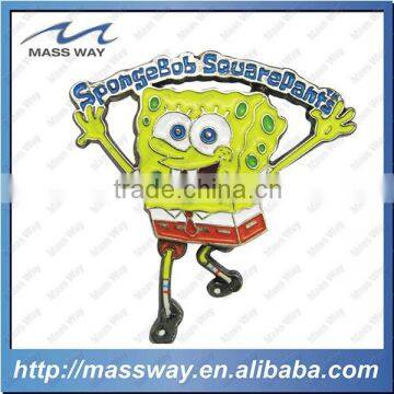 Customized Brass Lovely Custom Cartoon Enamel Metal Tiger Lapel Pin photo-4