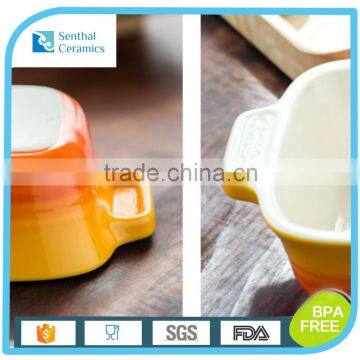 Ceramic Coloured Baking Tray With Lid photo-4