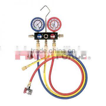 R134a Ball Valve Type Manifold Gauge, Air Condition Service Tools of Auto Repair Tools