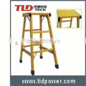 Fiber glass double side A shape ladder